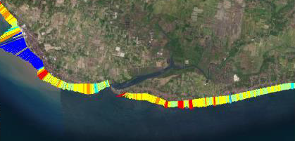 Мониторинг изменений береговой линии по спутниковым радиолокационным изображениям: новый простой подход
